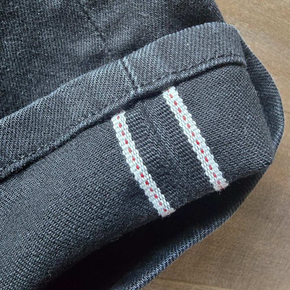 Uniqlo black selvedge jeans